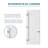 Right-Handed Solid Core White Primed Single Pre-hung Interior Door-78590845-106871075-106871076
