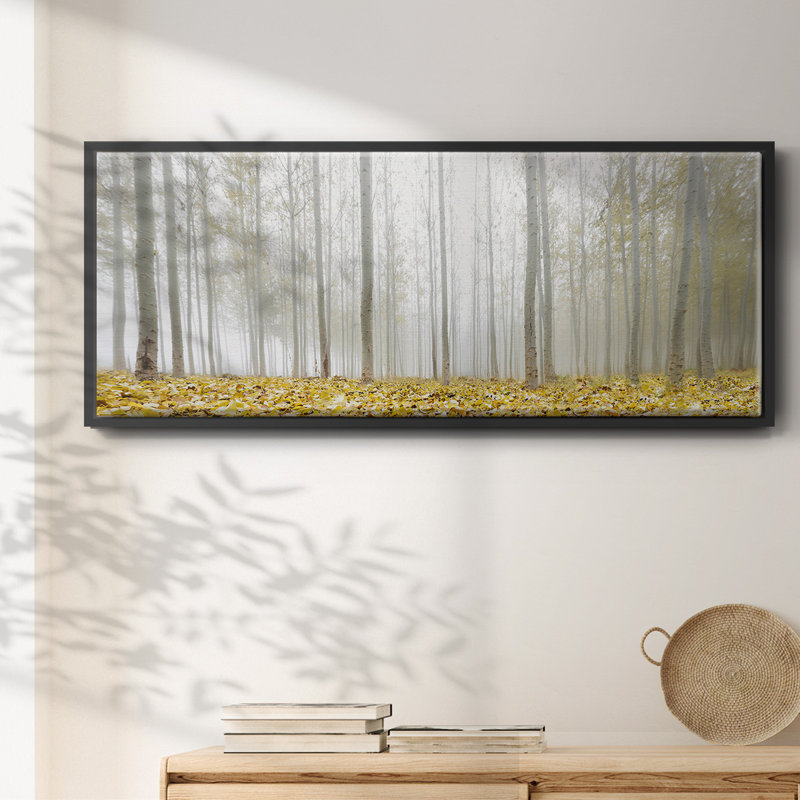 Poplar Grove- Framed Canvas, 8" H x 20" W