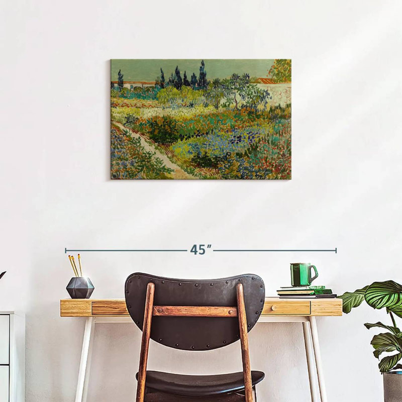 Jardin d'Alvord à Arles, H 20 po x l 30 po
