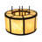 Cilindro Vicksburg Acrylic Semi Flush Mount