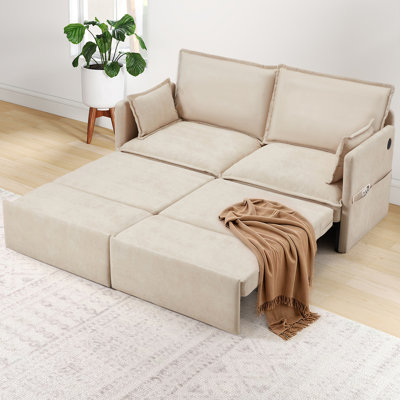 2 Seater Fabric Sofa Bed