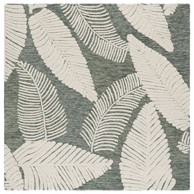 Jardin Hand Tufted Wool;Cotton Floral Indoor Rug