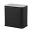 Poubelle de compost en acier inoxydable avec contrôle des odeurs - poubelle suspendue 1,3 gallon avec couvercle, seau intérieur amovible et filtre à charbon, poubelle de recyclage à fermeture en douceur à fixation murale ou de comptoir, noir-122764552