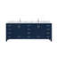 84 po X P 22 po D Meuble-lavabo double avec comptoir en marbre de Carrare et robinet-1124967315-1124967327