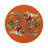 Tiger Seeing Double Orange Tabletop Set