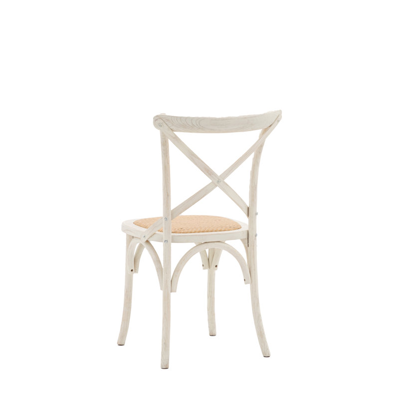 Grigor Upholstered Dining Chair, White, White
