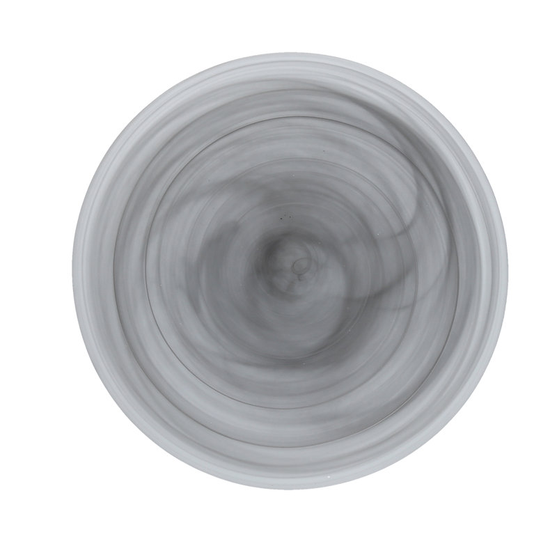 D&V La Jolla Amethyst B&B Plate, Set of 4, Storm Gray
