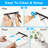 4 Piece Picture Ledge Wall Mounted Shelf