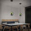 Jardinière moderne et luminaire Wrought Studio ™ Litta, noir mat