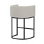 Tabouret de comptoir rembourré 26 "avec structure en métal Jessica-1469342758-1469342753