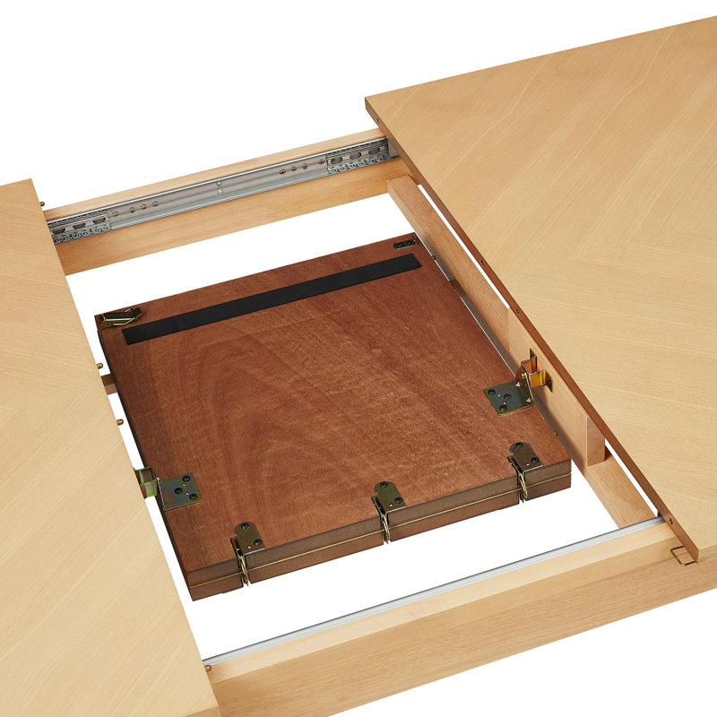 Alba Extendable Dining Table In Oak, Oak