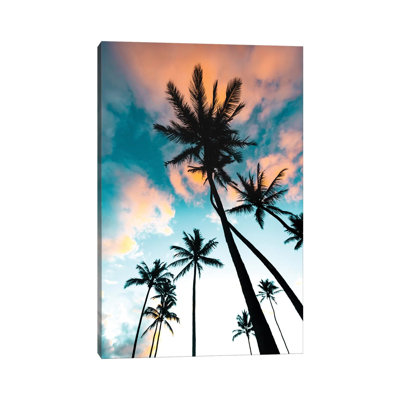 Palm Tree Sunrise by Lucas Moore - Wrapped Canvas Print