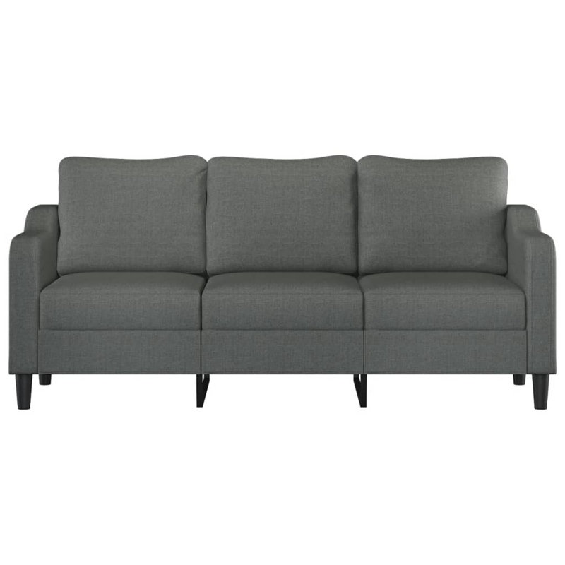 Maysuun 78'' Upholstered Sofa, Dark Gray Polyester