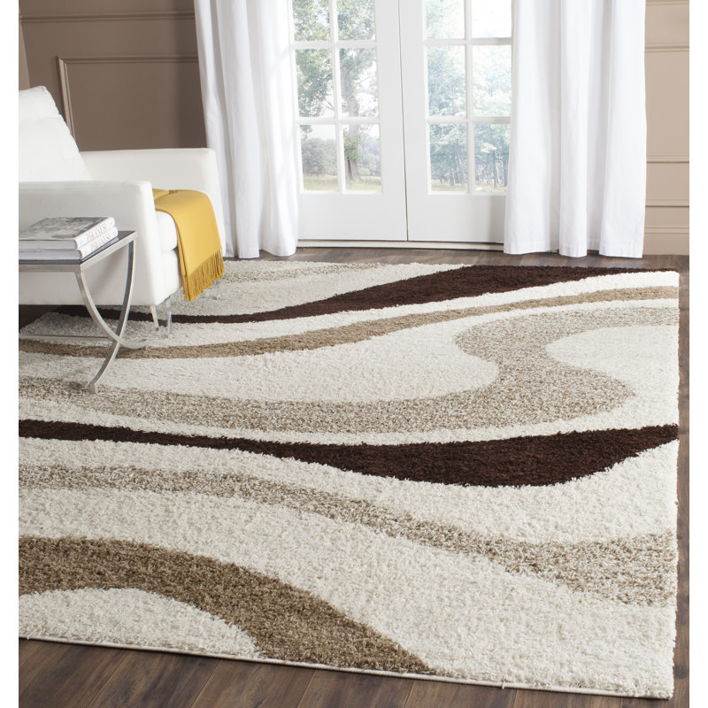 Driffield Shag Performance Abstract Rug, Rectangle 5'3" x 7'6"
