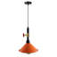 Julewitz 1 - Light Black/Orange Single Pendant-2012186563