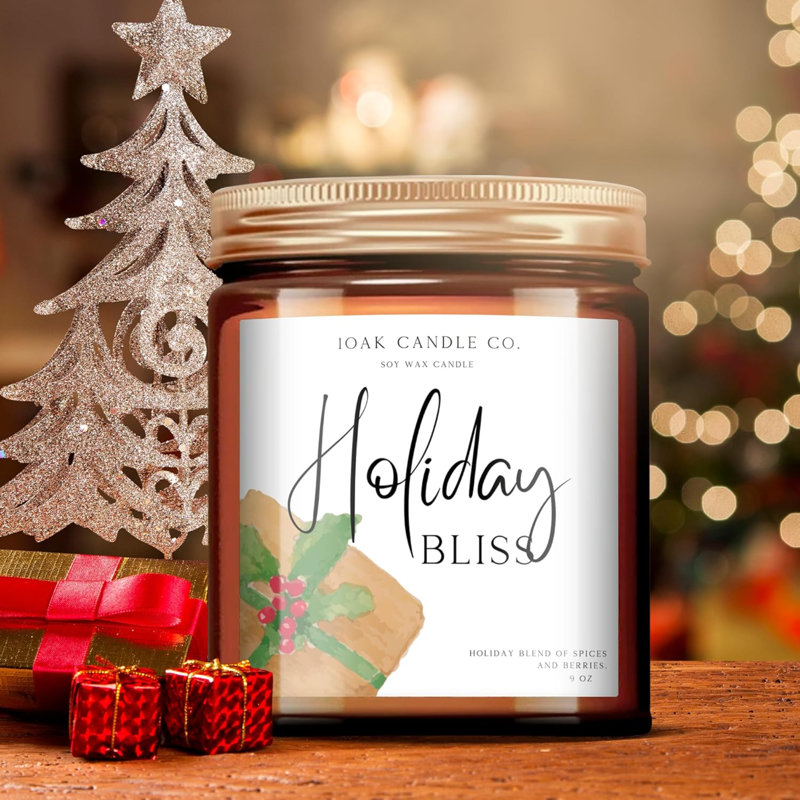 Holiday Bliss Scented Jar Candle