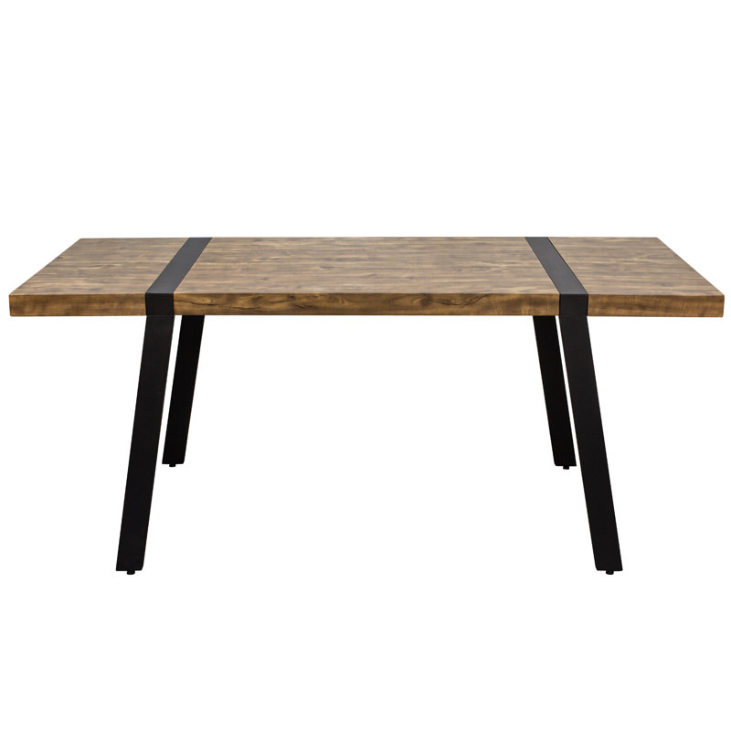 70.9'' Wood Dining Table in Walnut