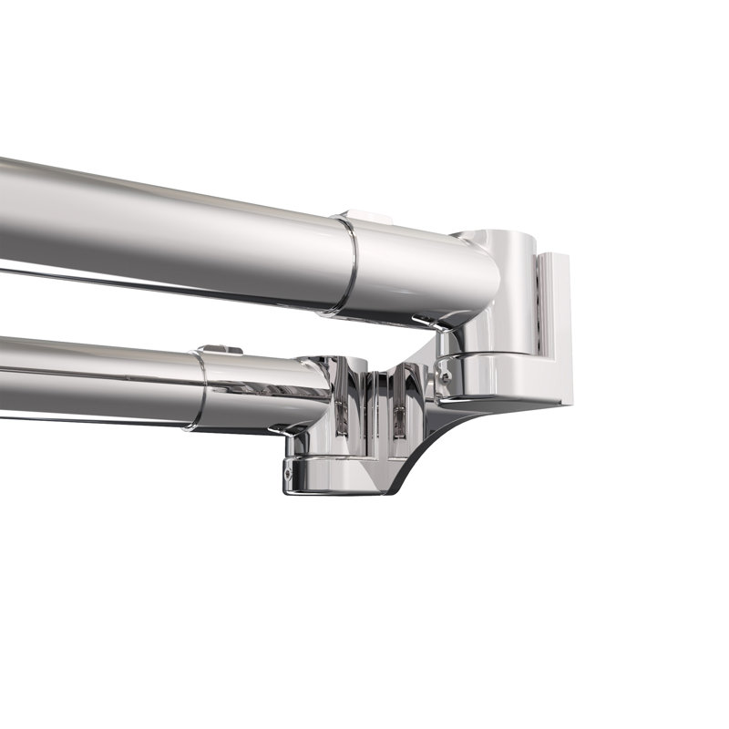 DreamLine Linea 2-15 / 16 po x. Tringle de douche droite 60 po, chrome, Chrome