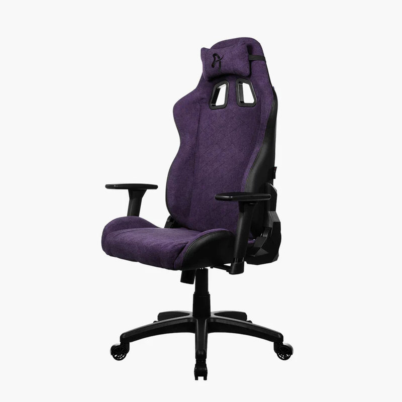 Arozzi Avanti Soft Fabric Office & Gaming Chair - Purple, Purple