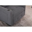 -in-1 Convertible Sleeper Chair With Usb Ports, Side Pocket & Linen Grey-124795958