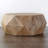 38 Inch Three-Dimensional Embossed Pattern Coffee Table