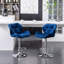 Tabouret de bar Breni Velvet Diamond-18251571