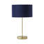 Dadiva Brushed Chrome Stem Table Lamp with Velvet Reni Shade-438168483-412353863-412353856