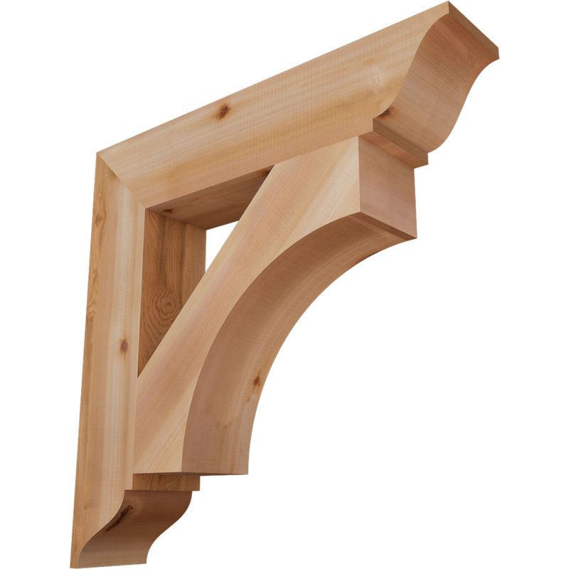 Support traditionnel Westlake, Cèdre rouge de l'Ouest, Lisse, H 30 po x l 5,5 po x P 30 po