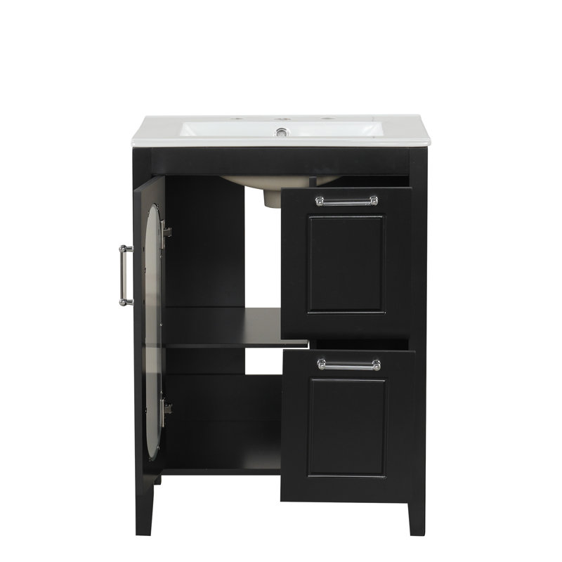 24" Bathroom Vanity With Sink