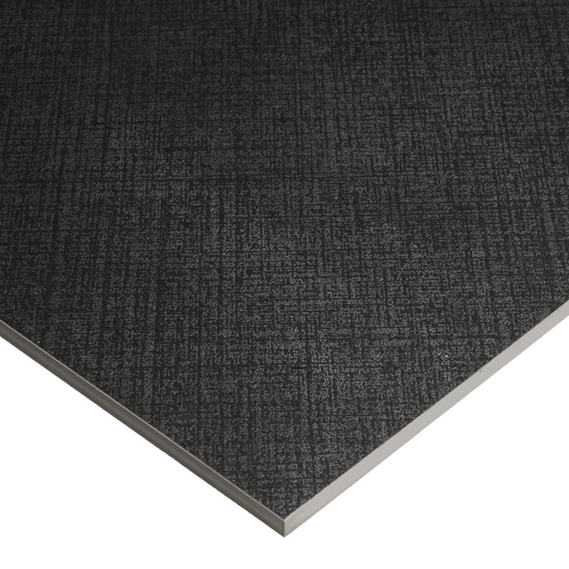 Carreau de porcelaine métallique Seiko Harley noir 18 x 36
