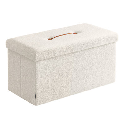 Storage Ottoman Bench, Storage Chest, 15 X 30 X 15 Inches, Foot Rest Stool, End Of Bed Bench, For Living Room, Bedroom, Entryway