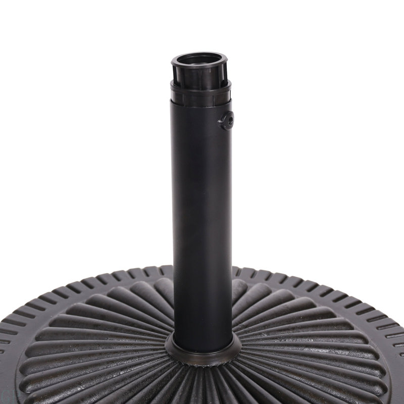 Base de parasol en résine noire (60506.00)