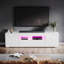 Caelainn High Gloss TV Stand & TV Cabinet, 1 Flip Door, 2 Side Doors, RGB Remote, 15W, Fits 60" TV-716356914-686162357