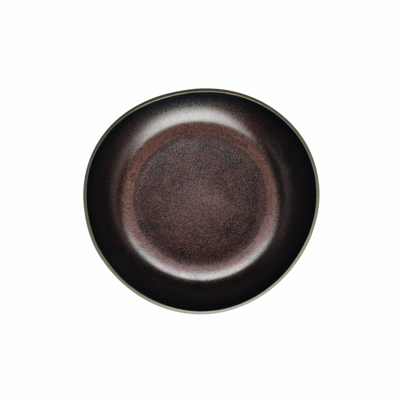 Junto Stoneware Serving Bowl, Bronze