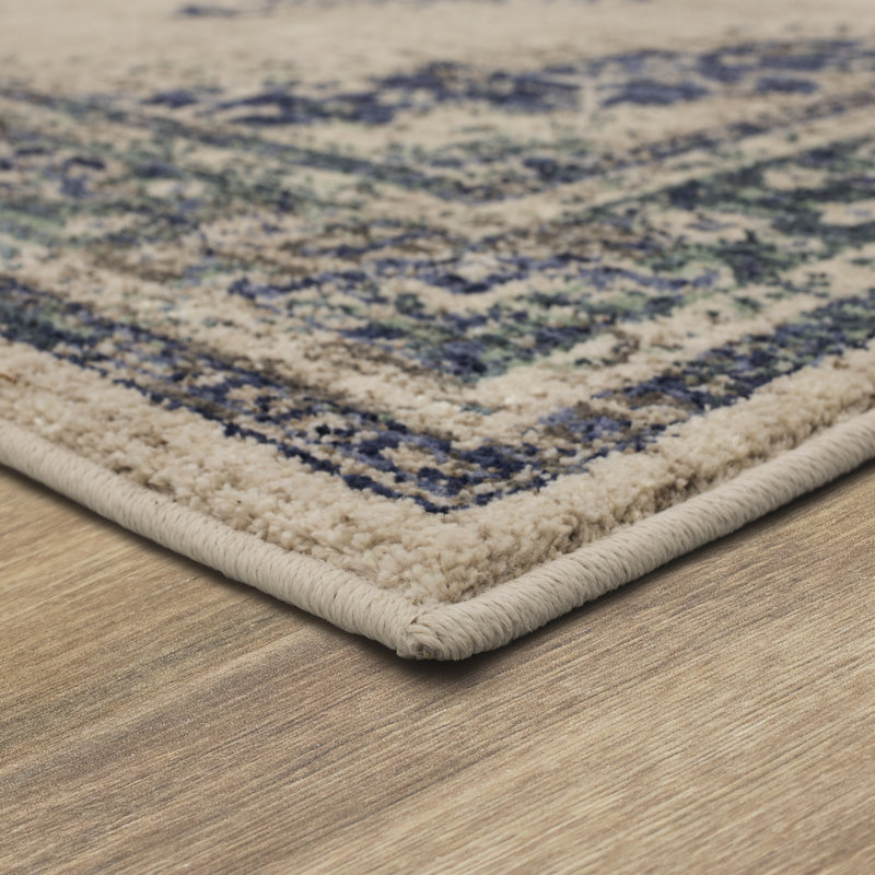 Gray Viscose Synthetic Easy Care 2' x 3' Area Rug