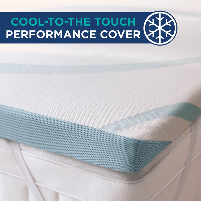 TEMPUR-Adapt Cooling 3" Memory Foam Mattress Topper, Full/Double