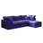 108.2" W 4 - Piece L Shape Upholstered Sectional Sofa Oversized 4-Seater Modular Sofa With Ottomans-473902263