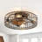 Branagh 19" Enclosed Low Profile Ceiling Fan with LED Lights and Remote Control-319103378
