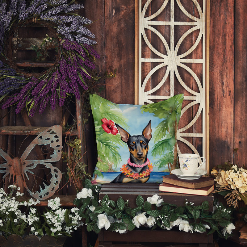 Outdoor Throw Pillow, 14" H x 14" W
