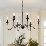 Arishka 6 - Light Dimmable Candle Style Classic/Traditional Chandelier