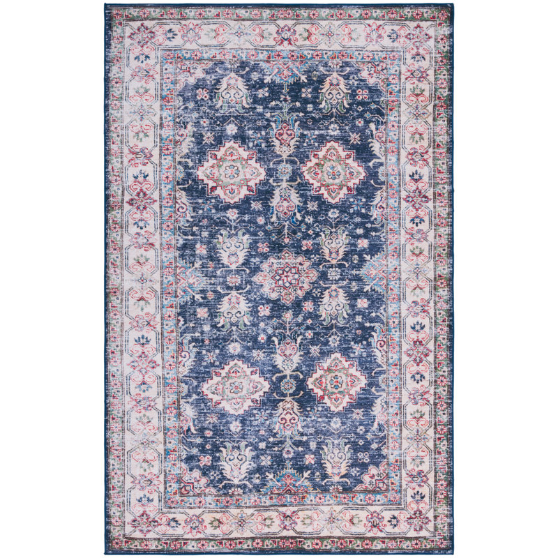 Pashen Performance Machine Washable Oriental Rug, Rectangle 8' x 10'