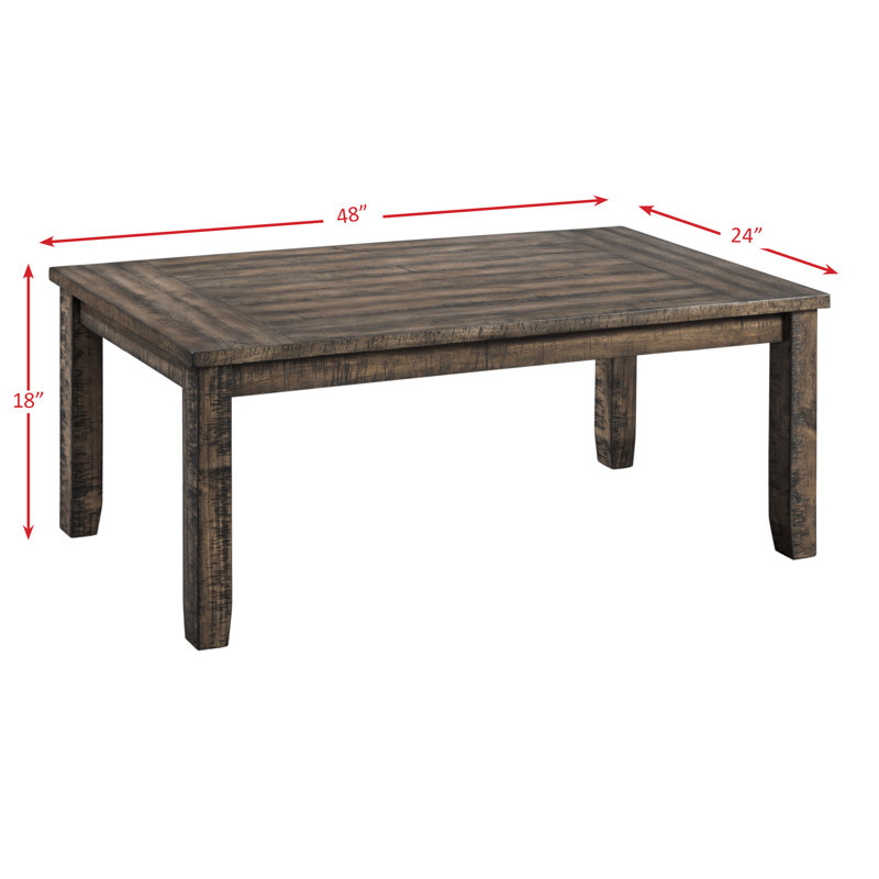 Ecrin Dark Wood 3-Piece Living Room Table Set