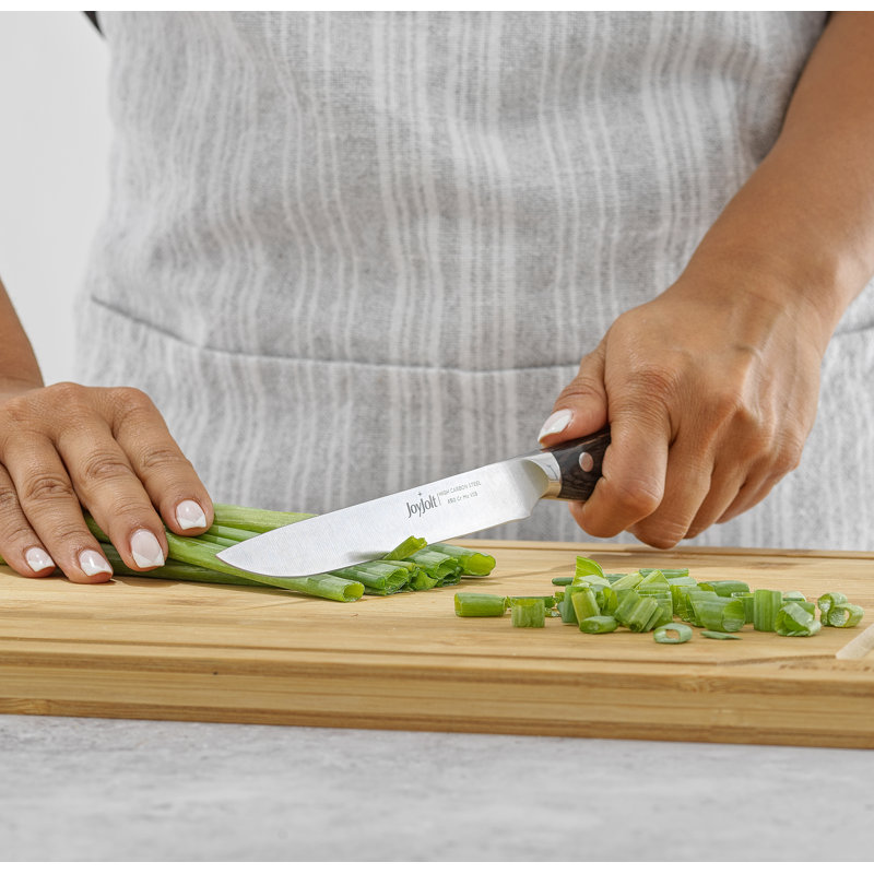 Joyjolt 2-Piece Pakka Wood Utility Knife Set