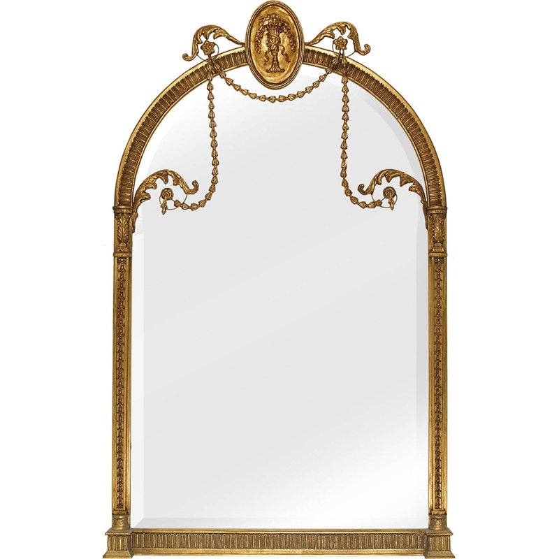 Miroir d’appoint biseauté traditionnel the Antoinette, 83 po x 42 po