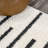 Colline Berber Stripe Shag White/Gray Rug-1853748485