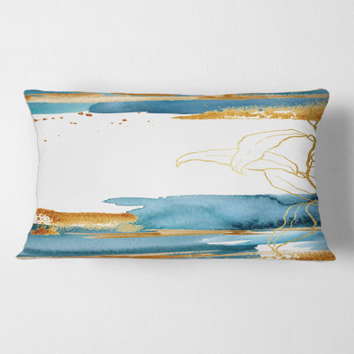 Laminaria Branch and Leaves Rectangular Pillow Cover & Insert