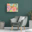 Art mural sur toile tendue - "Candy Blooms" de Suzanne Allard pour décoration de salon, de chambre à coucher ou de bureau - 35 x 47