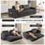 3 Seater Corduroy Sofa-2022345282