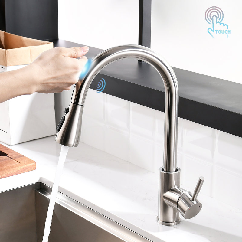FLG Pull Out Touch Kitchen Faucet