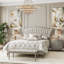St. Charles Queen Upholstered Bed - Dove Gray-1887555218
